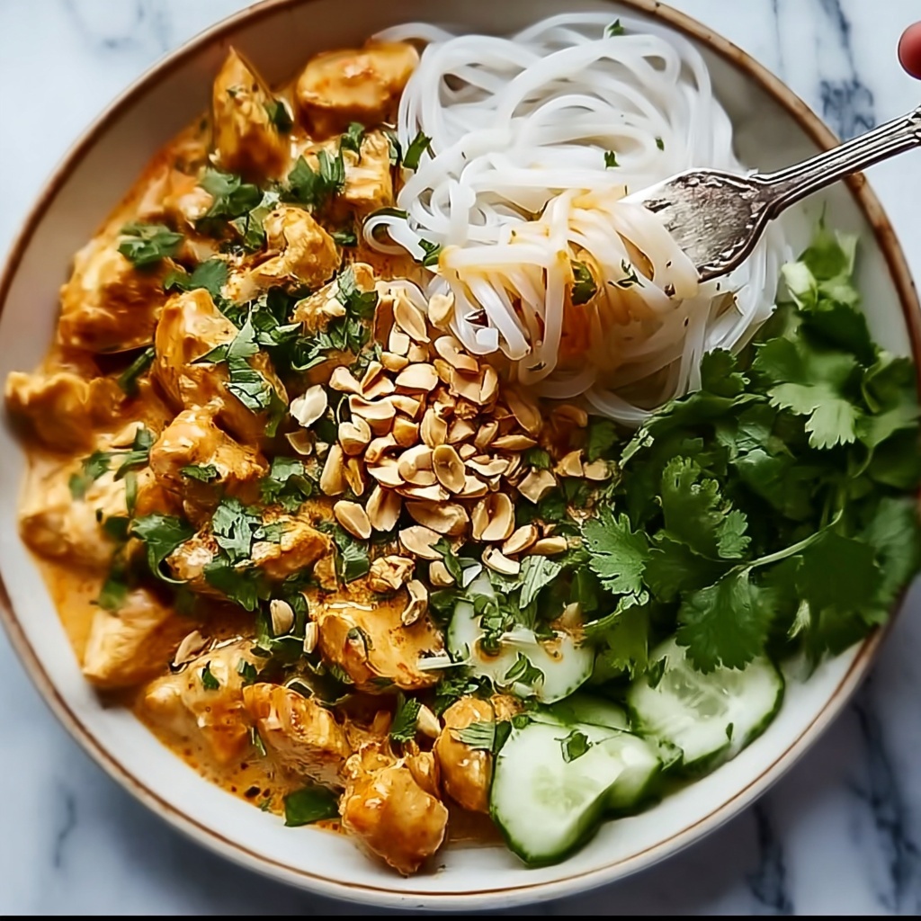 Thai Peanut Chicken Bowl Recipe - Recipe Image