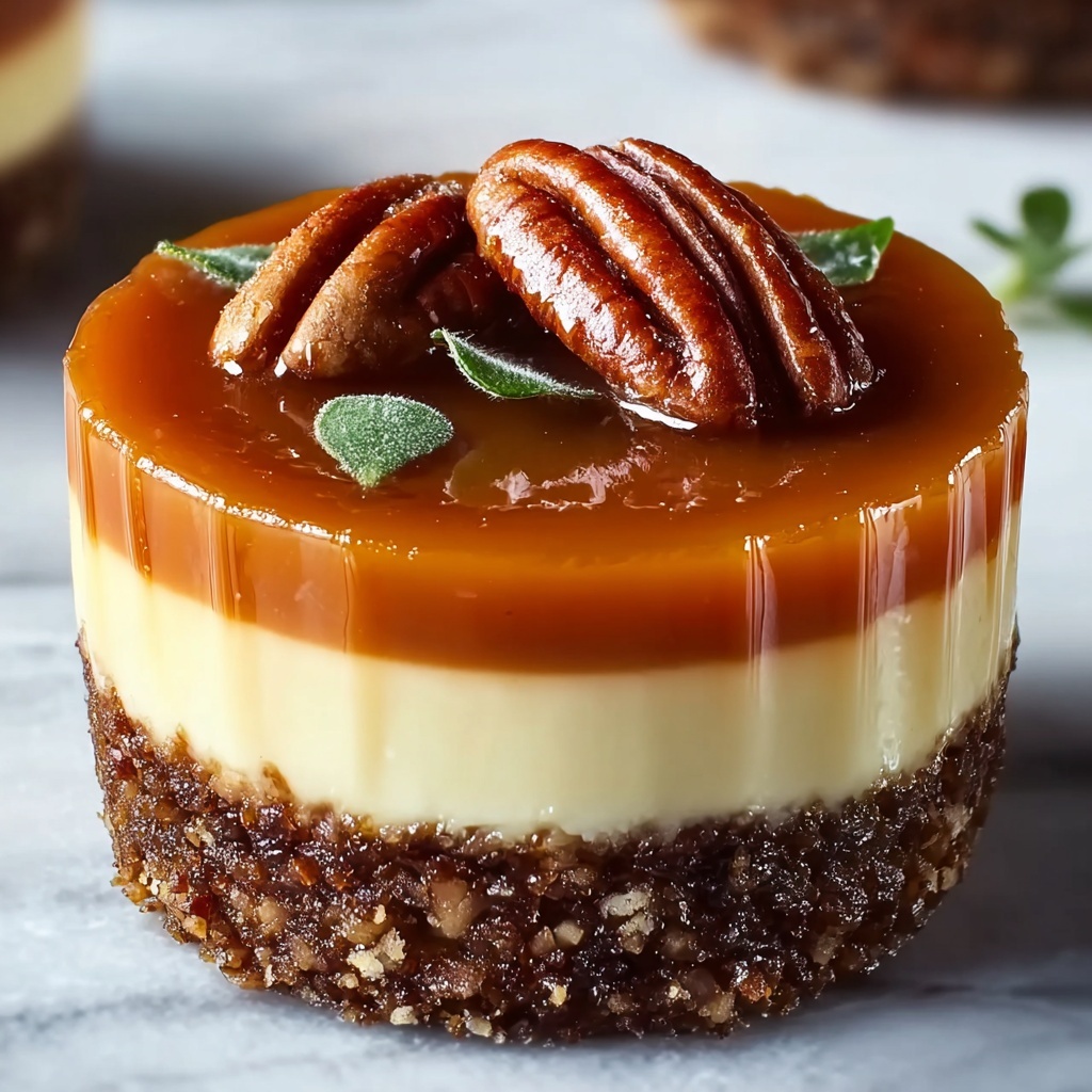 Mini Turtle Cheesecakes Recipe - Recipe Image
