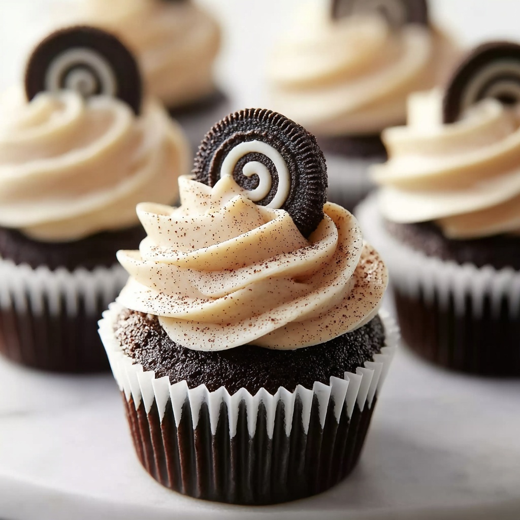 Cookies and Cream Cupcakes Recipe - Recipe Image