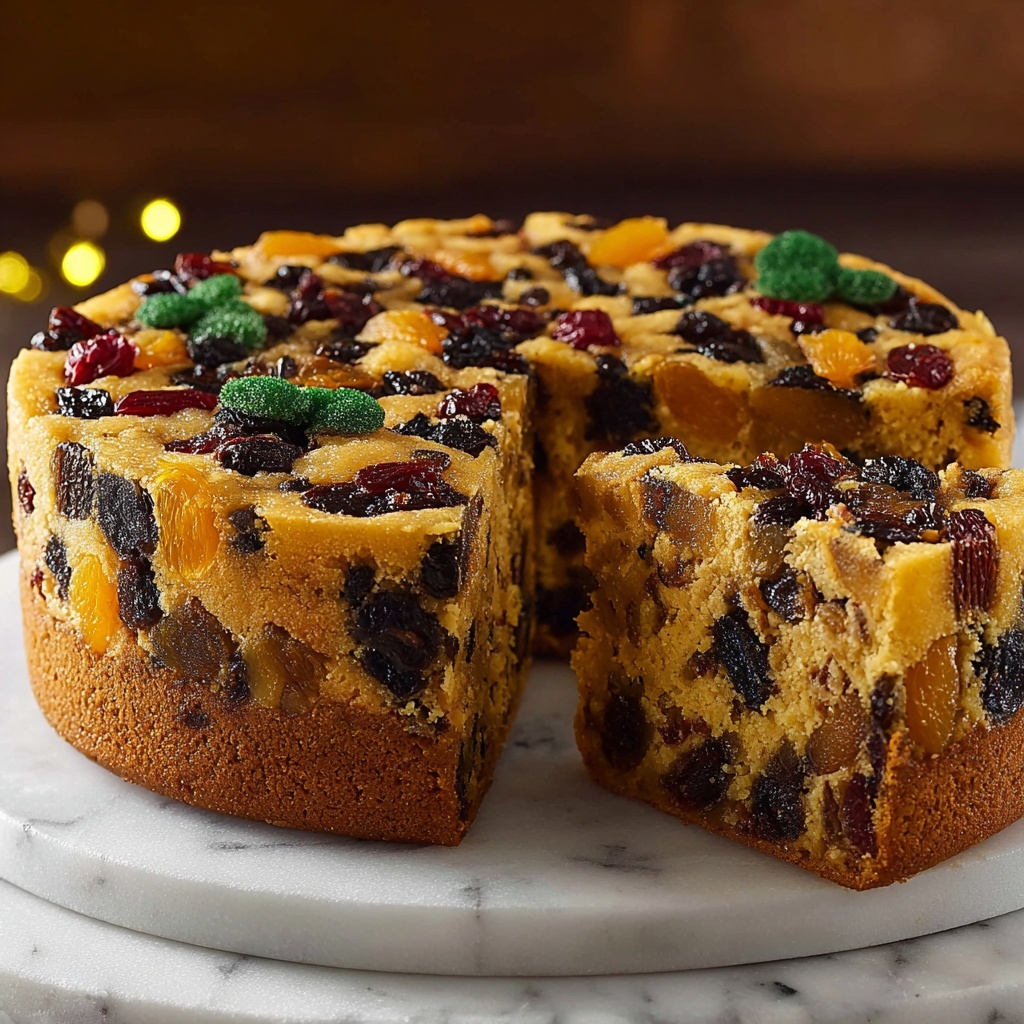 Old-Fashioned German Fruit Cake Recipe - Recipe Image
