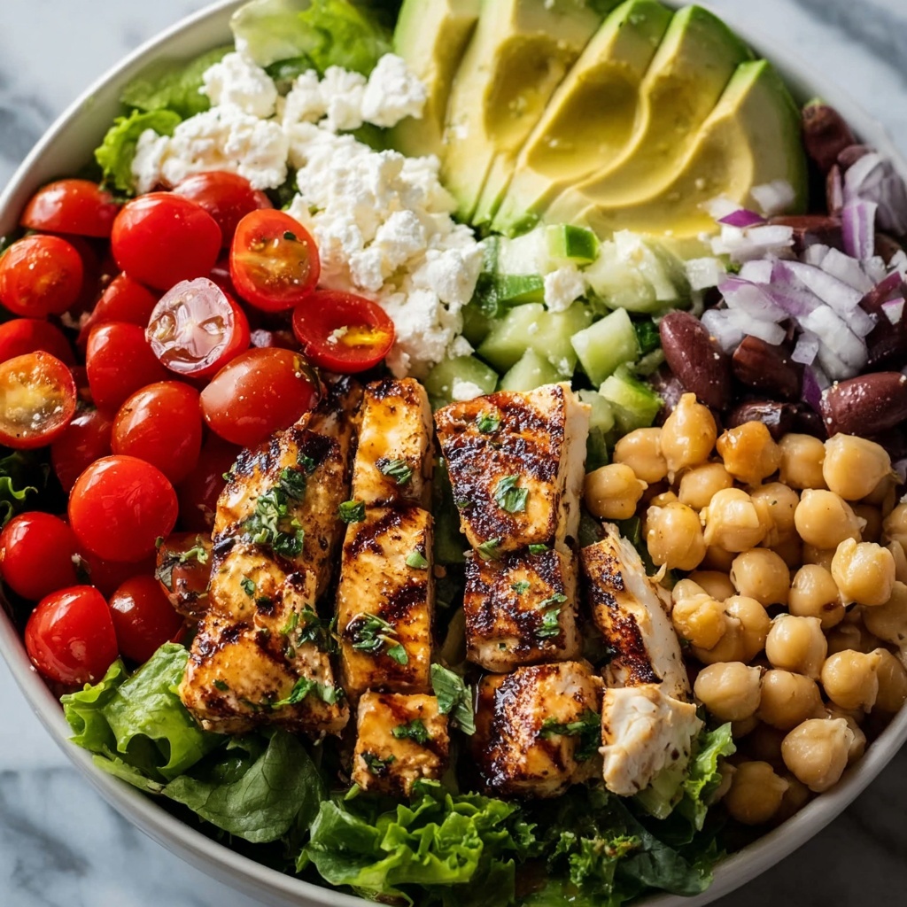 Healthy Protein Salad Bowl Recipe - Recipe Image