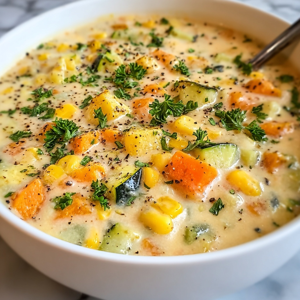 Zucchini Corn Chowder Recipe - Recipe Image