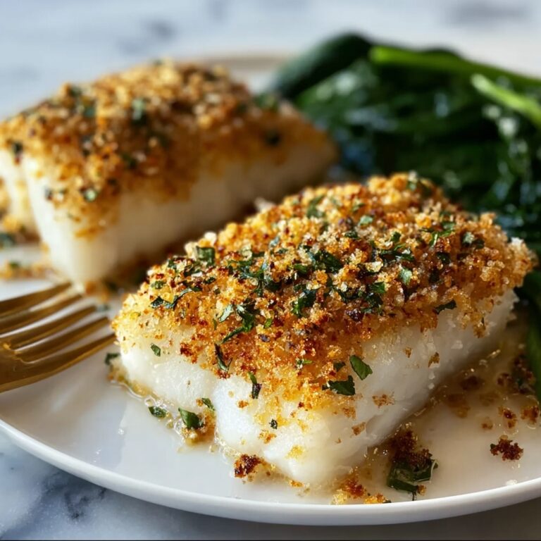 Baked Parmesan Crusted Cod Recipe
