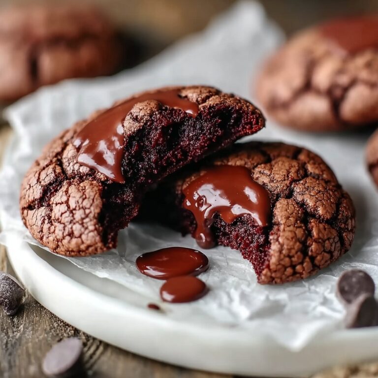 Red Velvet Nutella Stuffed Cookies Recipe