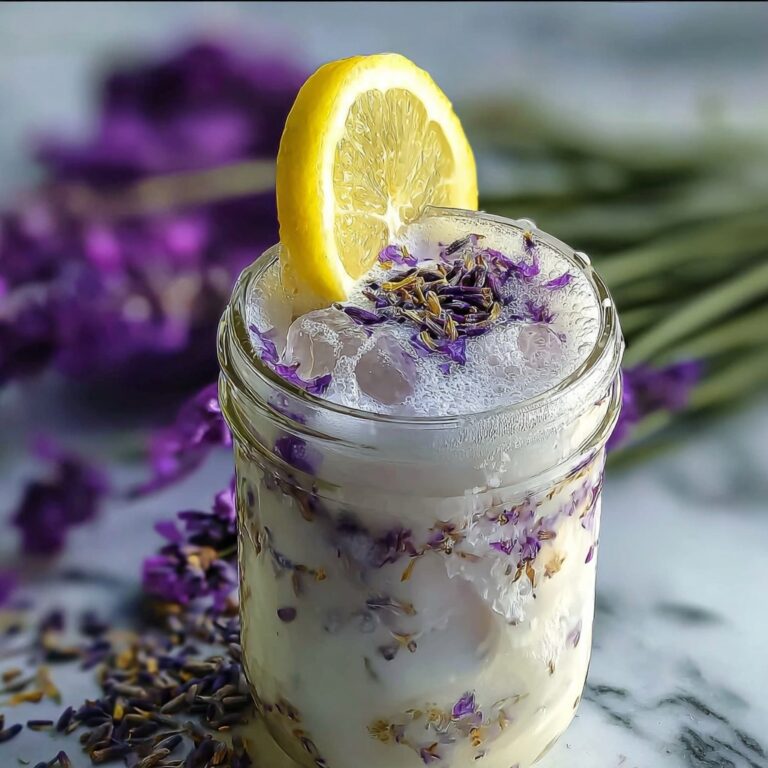 Coconut Lavender Lemonade Mocktail Recipe