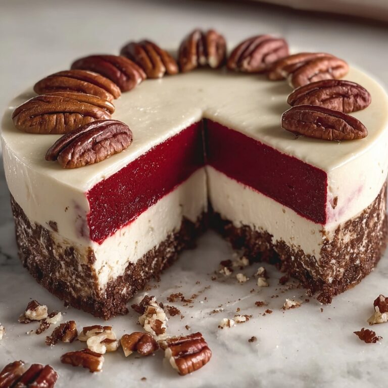 Butter Pecan Red Velvet Cheesecake Recipe