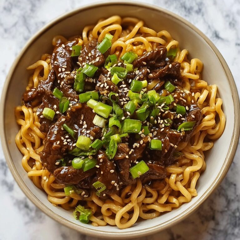 Mongolian Beef and Noodle Stir-Fry Recipe