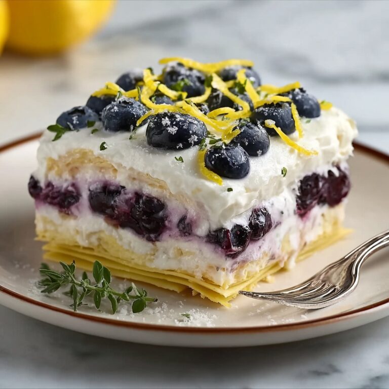 Lemon Blueberry Lasagna Recipe