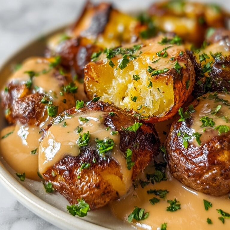 Honey Mustard Smashed Potatoes Recipe
