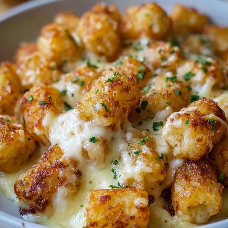 Chicken Alfredo Tater Tot Casserole Recipe