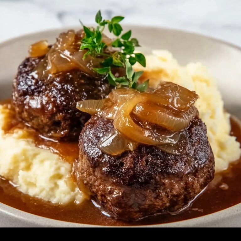 Salisbury Steak with Onion Gravy Recipe