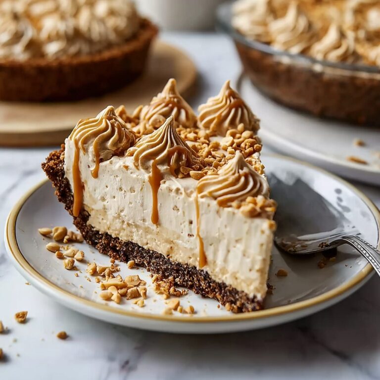 No Bake Cream Cheese Peanut Butter Pie Recipe