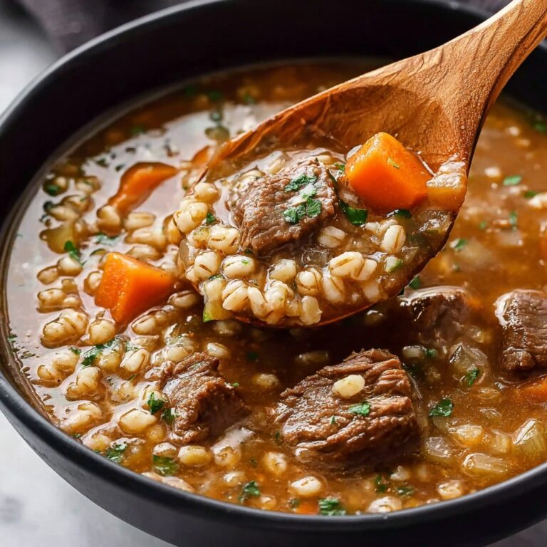 Hearty Beef and Barley Soup Recipe