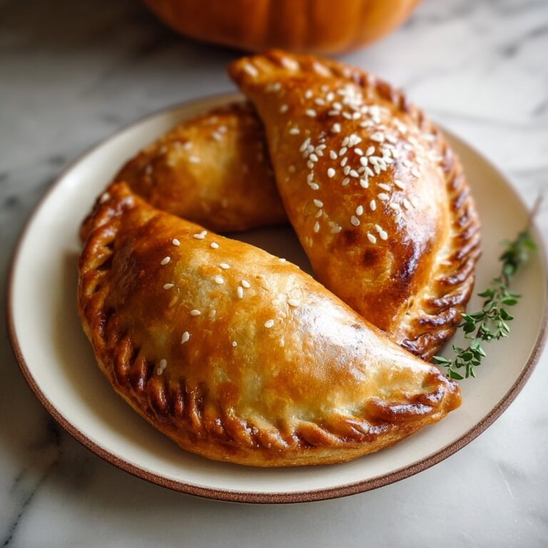 Warm Spiced Baked Pumpkin Pasties Recipe