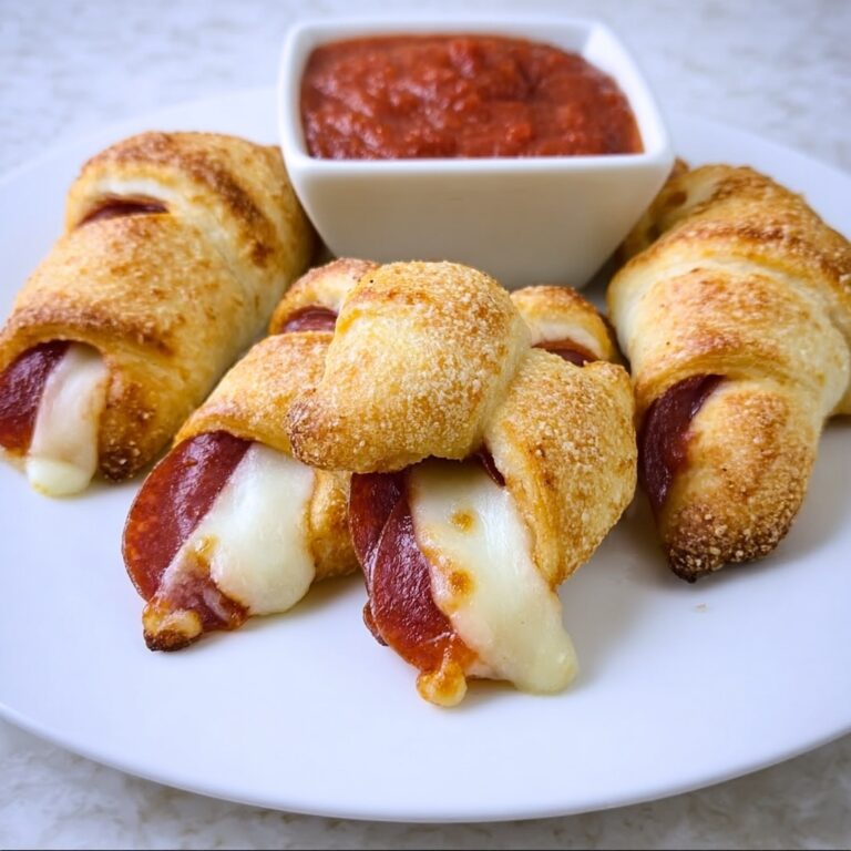 Crescent Pepperoni Roll-Ups Recipe