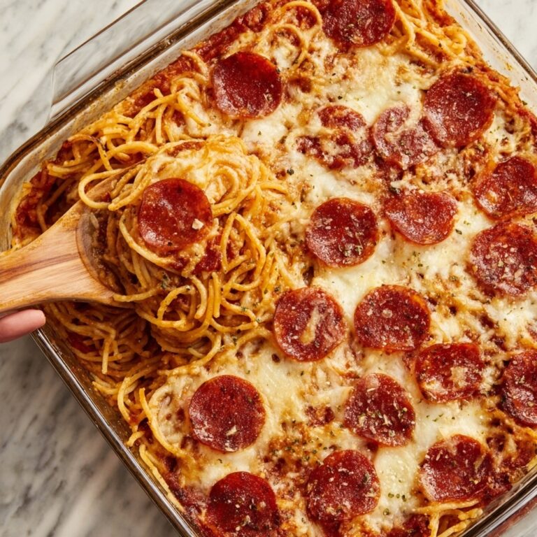 Pizza Spaghetti Casserole Recipe