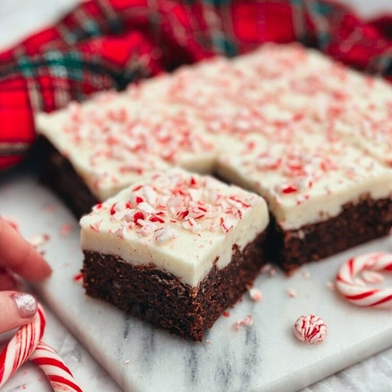Peppermint Bark Brownies Recipe