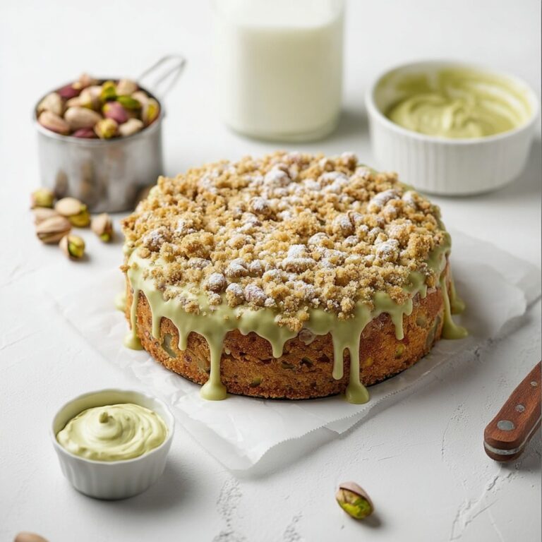 Vegan Pistachio Coffee Cake Recipe