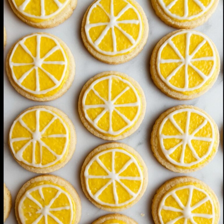 Iced Vegan Lemon Soft Sugar Cookies Recipe