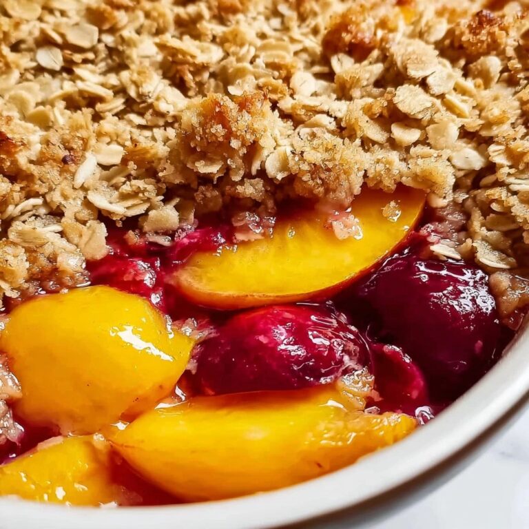 Grilled Peach Crisp Recipe