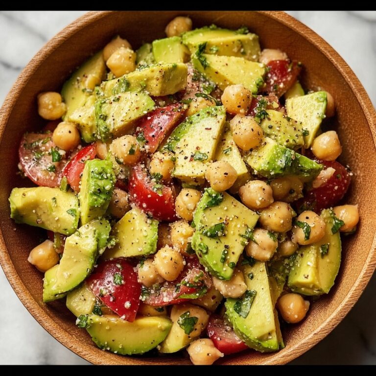 Creamy Avocado and Chickpea Salad Recipe