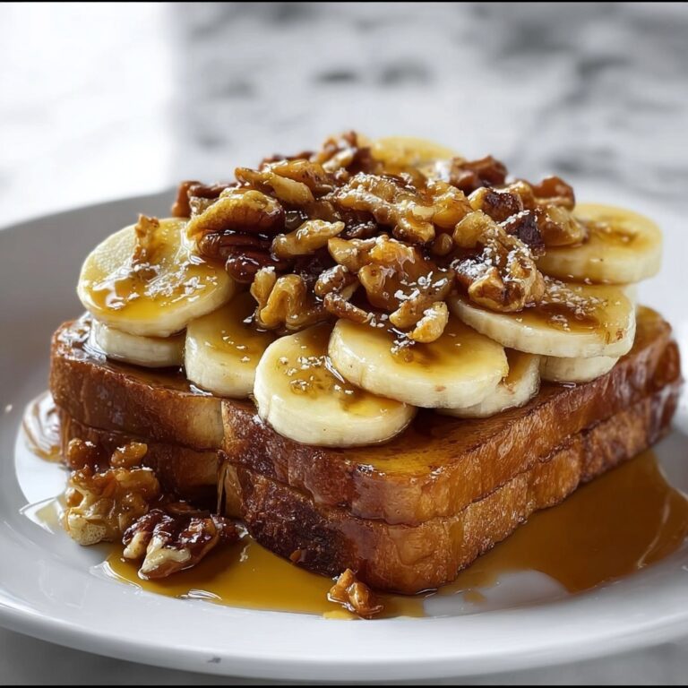 Bananas Foster French Toast with Homemade Banana Bread Recipe