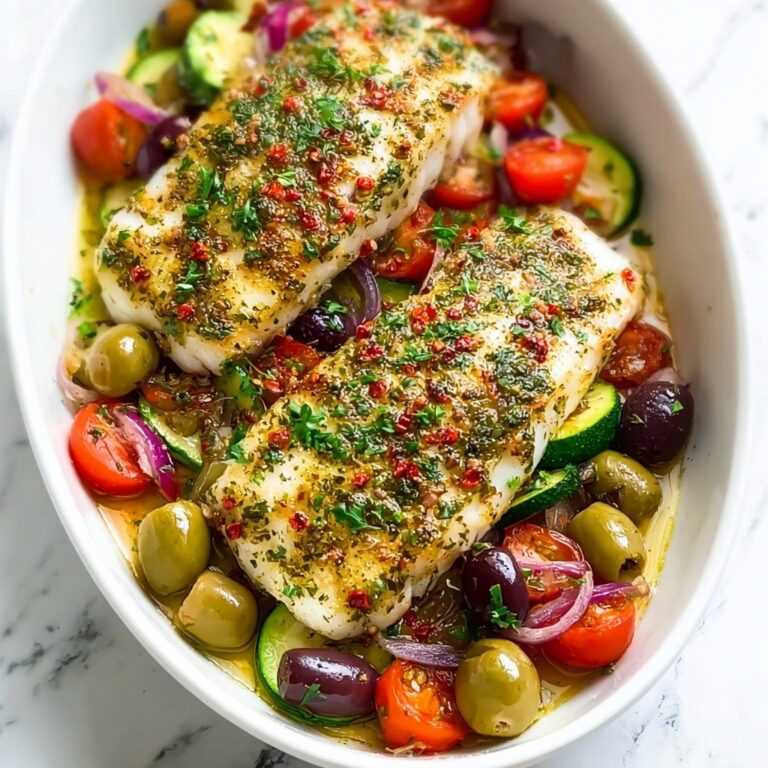 Mediterranean Baked Fish Recipe