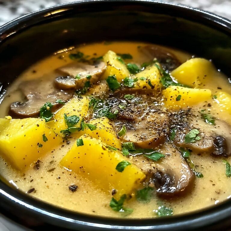 Mushroom Potato Soup Recipe