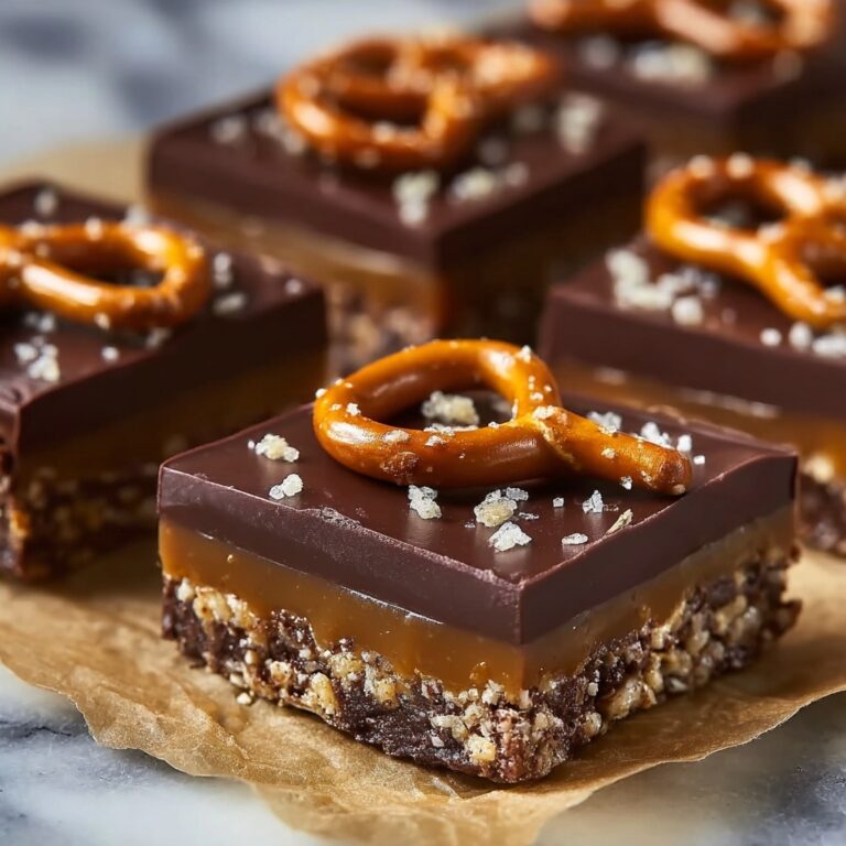 Chocolate Caramel Peanut Butter Pretzel Bars Recipe
