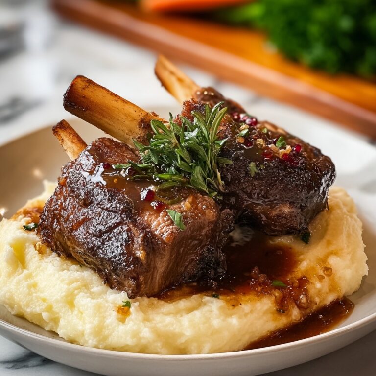 Lamb Shank with Creamy Mashed Potatoes Recipe