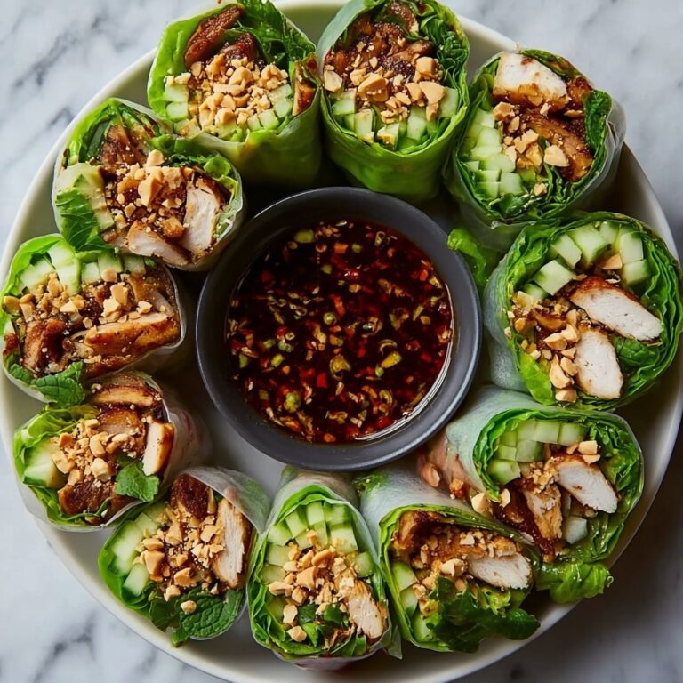 Lettuce Wrap Summer Rolls Recipe