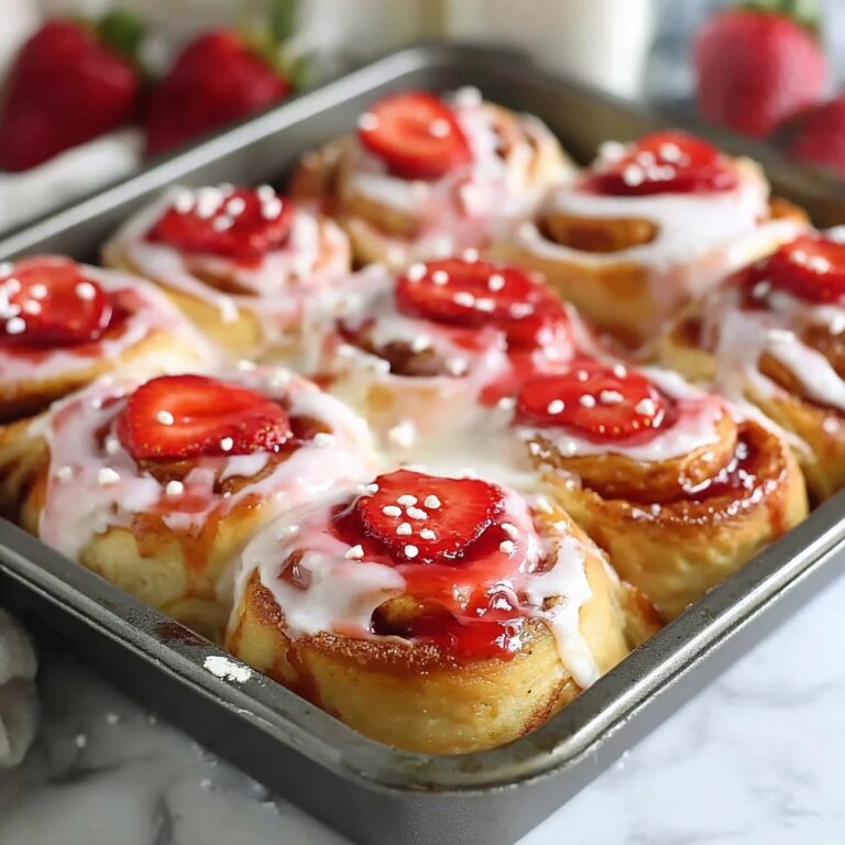 Strawberry Cheesecake Cinnabon Rolls Recipe