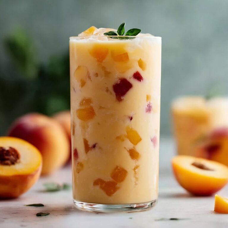 Iced Peach Colada Recipe