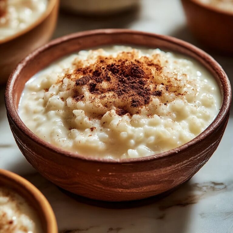 Comforting Creamy Rice Pudding with Cinnamon Recipe
