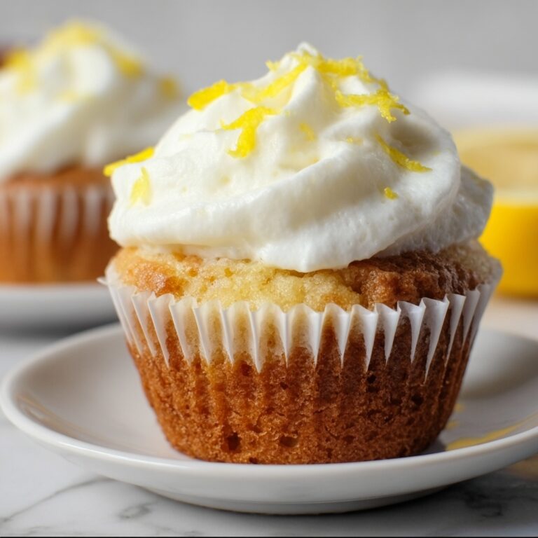 Lemon Muffins with Whipped Cream and Lemon Zest Recipe