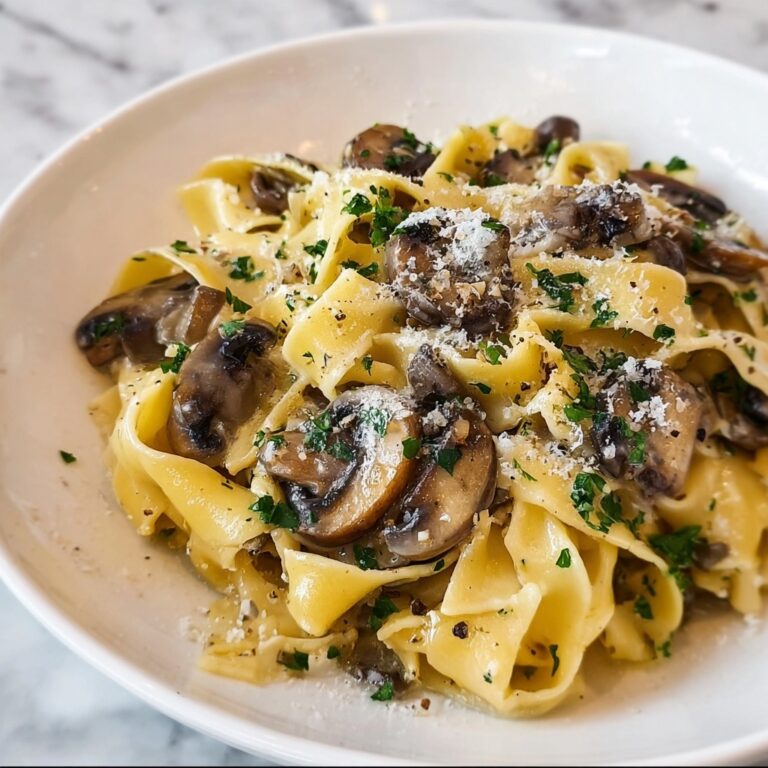 Garlic Mushroom Pasta Recipe