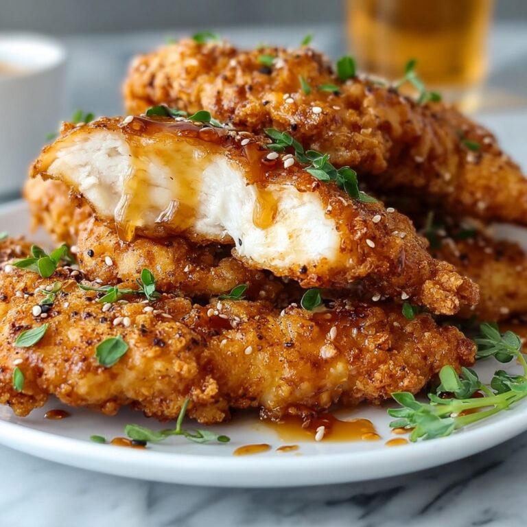 Air Fryer Honey Butter Garlic Chicken Tenders Recipe