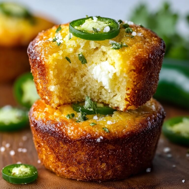 Jalapeño Cornbread Muffins with Cream Cheese Filling Recipe
