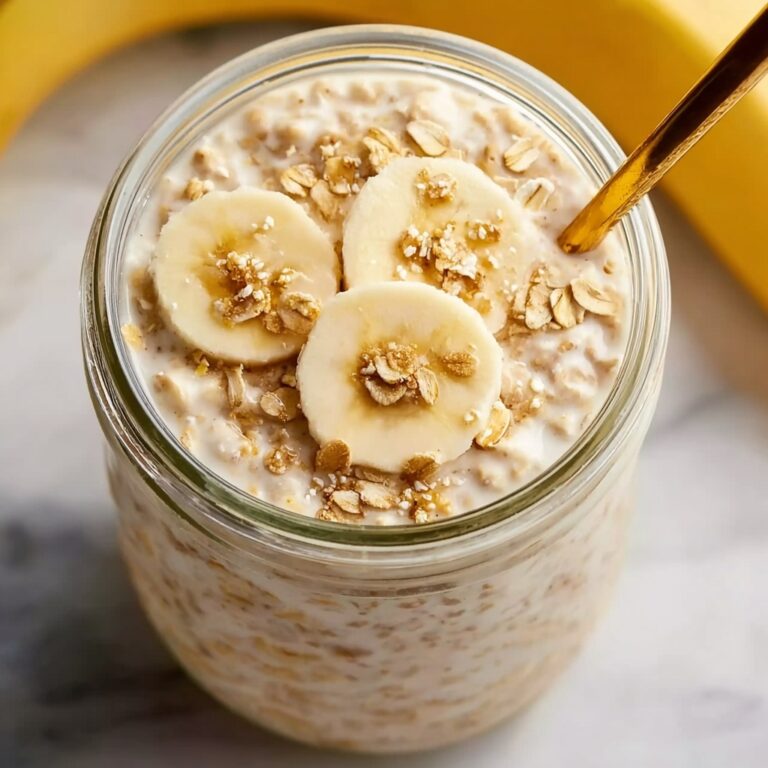 Banana Bread Overnight Oats Recipe