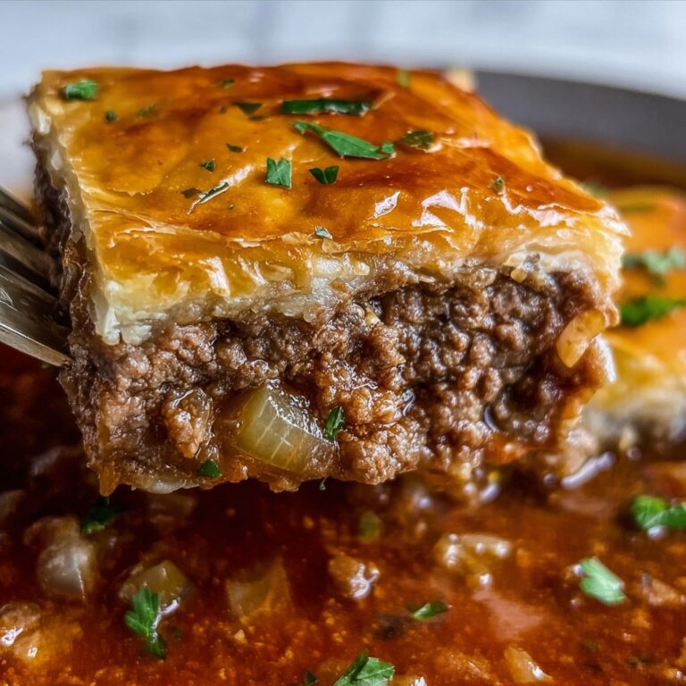 Egyptian Goulash with Phyllo and Custard Recipe