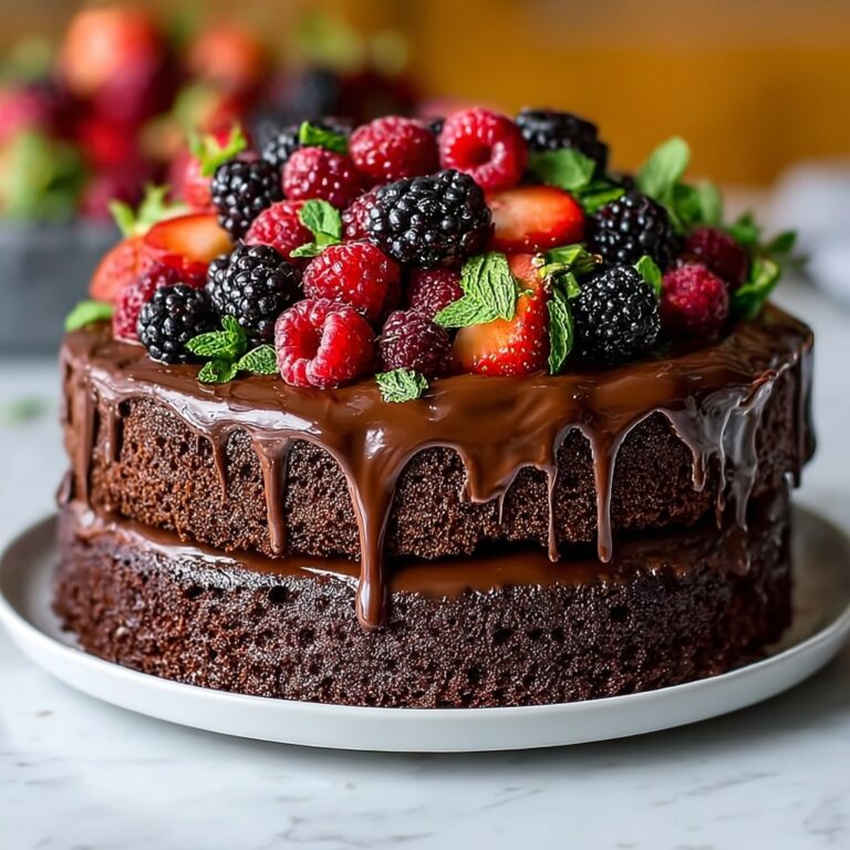 Berry Chocolate Cake Recipe