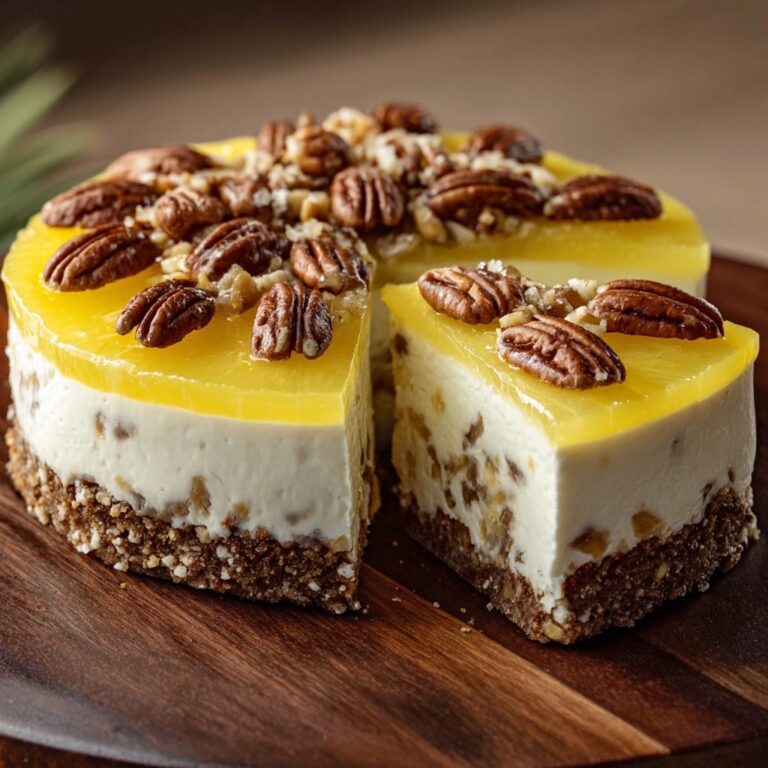 White Chocolate Pineapple Pecan Cheesecake Recipe