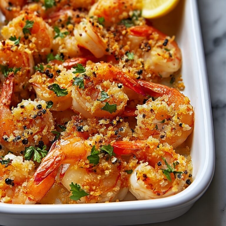 Garlic Parmesan Baked Shrimp Recipe