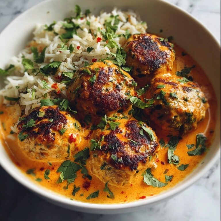 Spiced Chicken Meatballs in Coconut Curry Recipe
