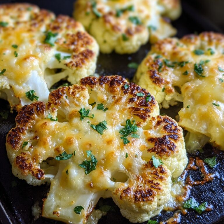 Cheesy Cauliflower Steaks Recipe