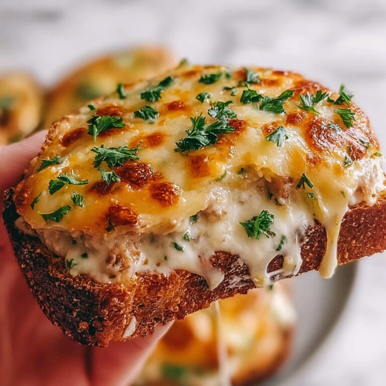 Crispy Cheesy Creamy Tuna Melt Recipe