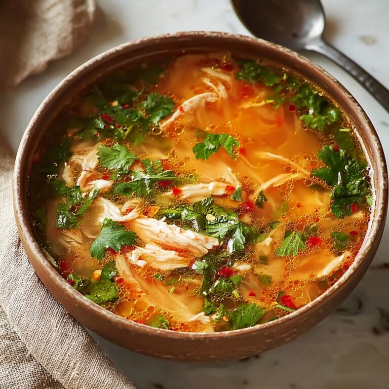Spicy Chicken Soup Recipe