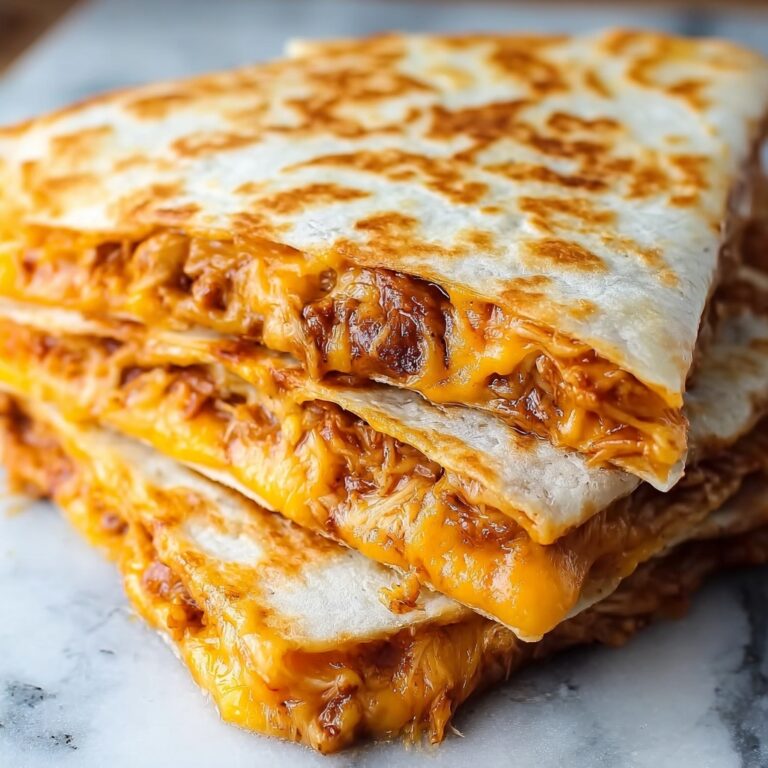 Cheesy Buffalo Ranch Chicken Quesadillas Recipe