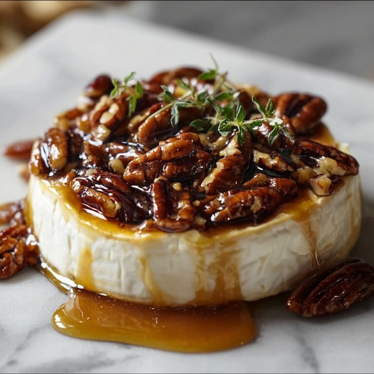 Maple Pecan Baked Brie Recipe
