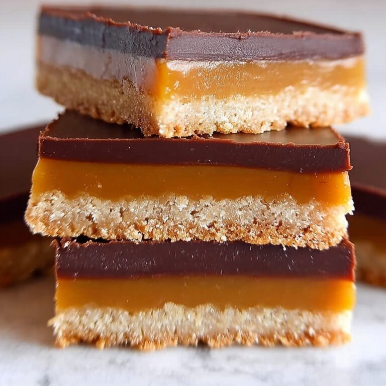 Healthy Peanut Butter Twix Bars Recipe